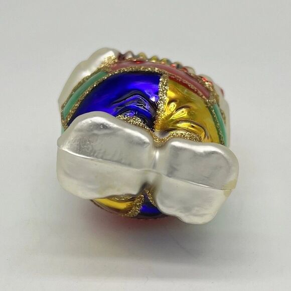 VTG Kurt Adler Polonaise Clown Komozja Hand Blown Glass Ornament 1990s Christmas - Picture 5 of 12